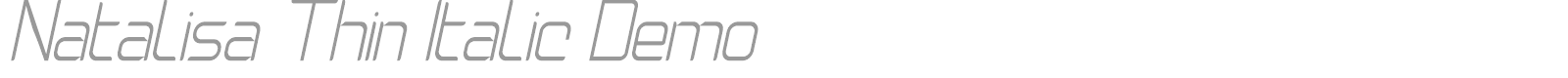 Natalisa font preview